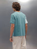 Colourblock Comfort Fit Casual T-shirt | Teal