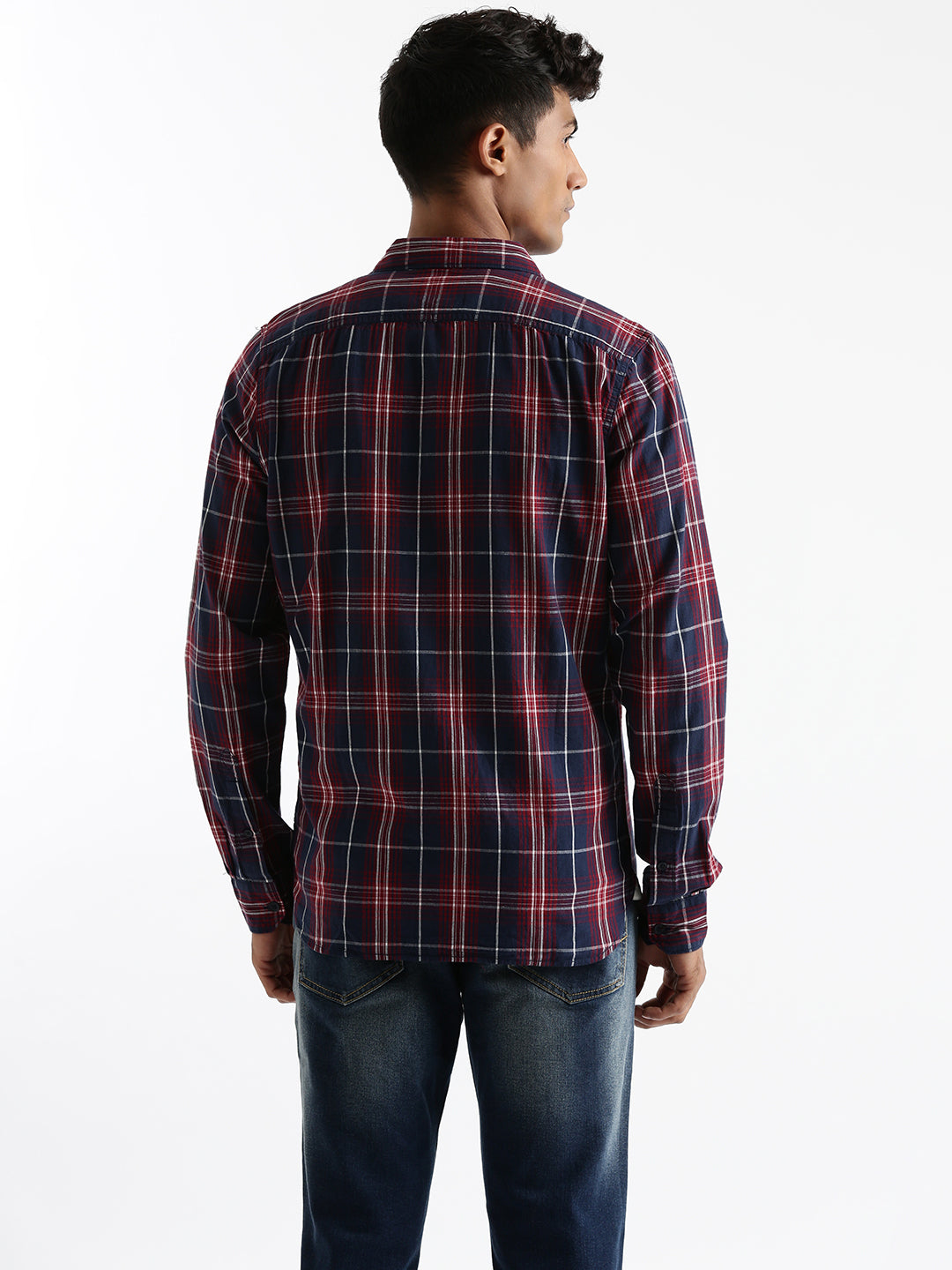 Merged Checkered Casual Shirt