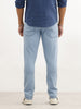 Faded Slim Fit Denim Jeans | Light Blue