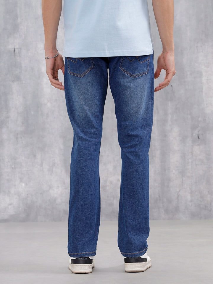 Men's Casual Straight Fit Jeans | Med Stone