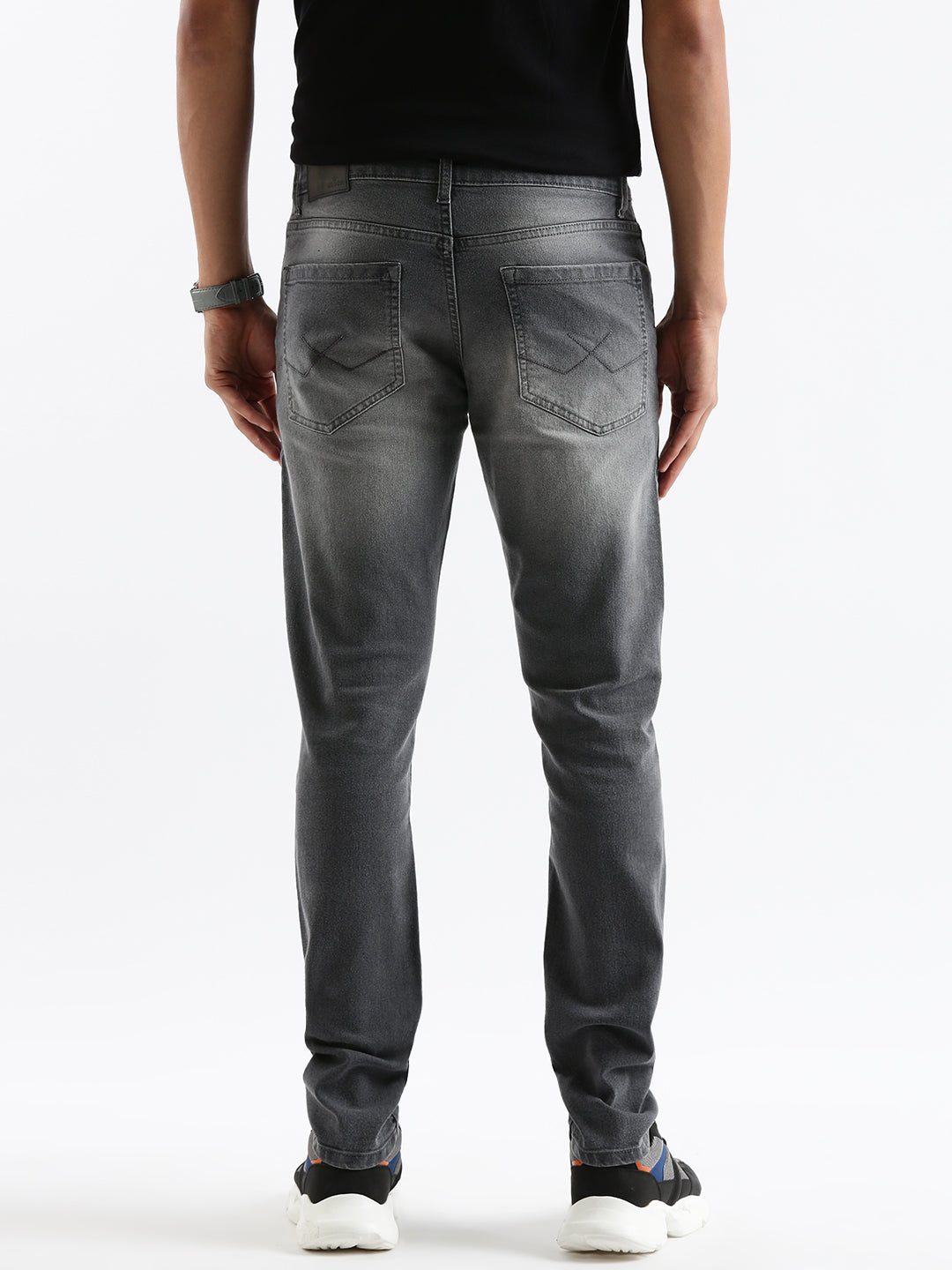Faded Grey Slim Fit Jeans