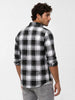 Regular Fit Checkered Full Sleeve Shirt | Olive
