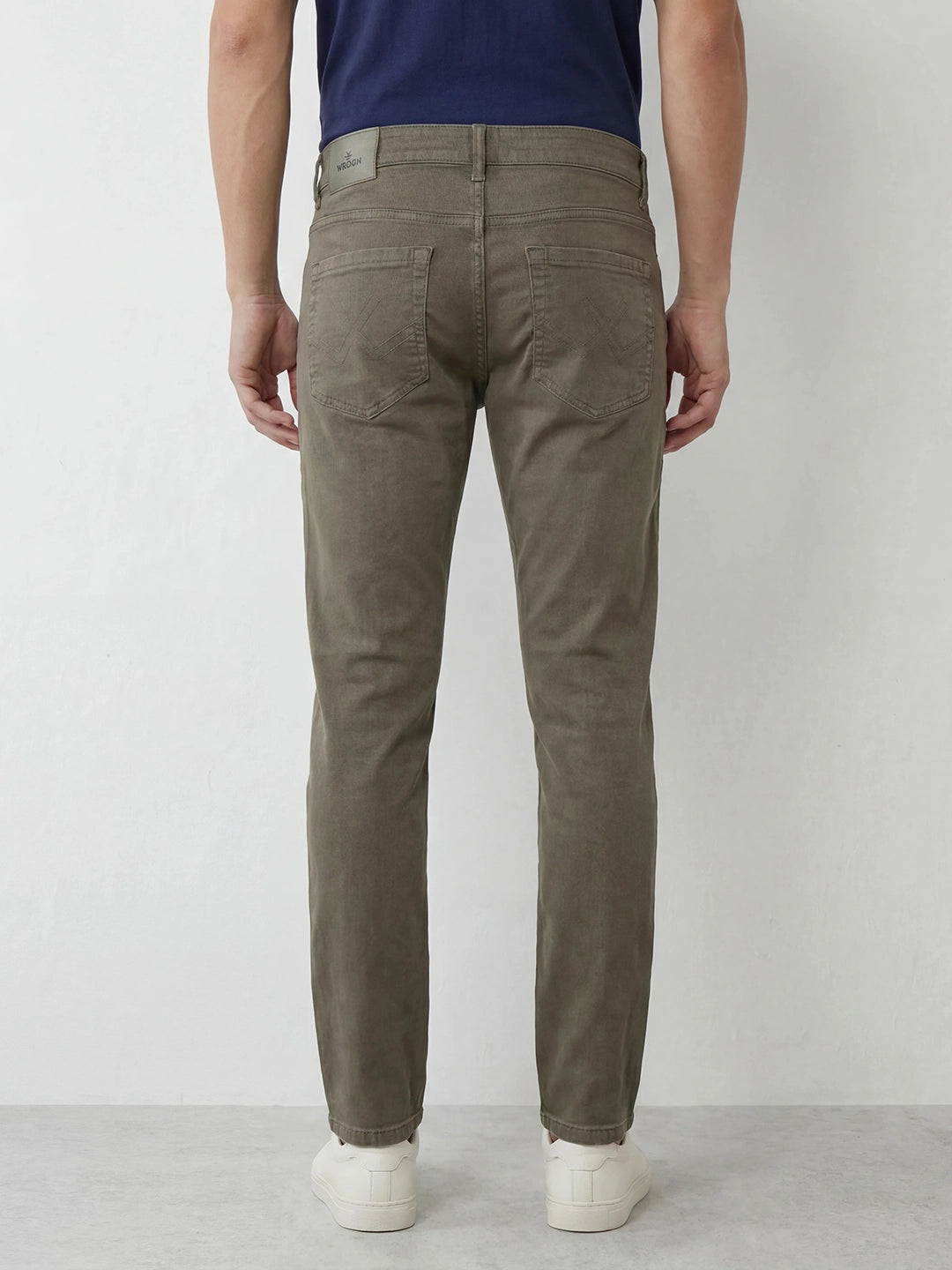 Classic Slim Fit Denim Jeans | Olive