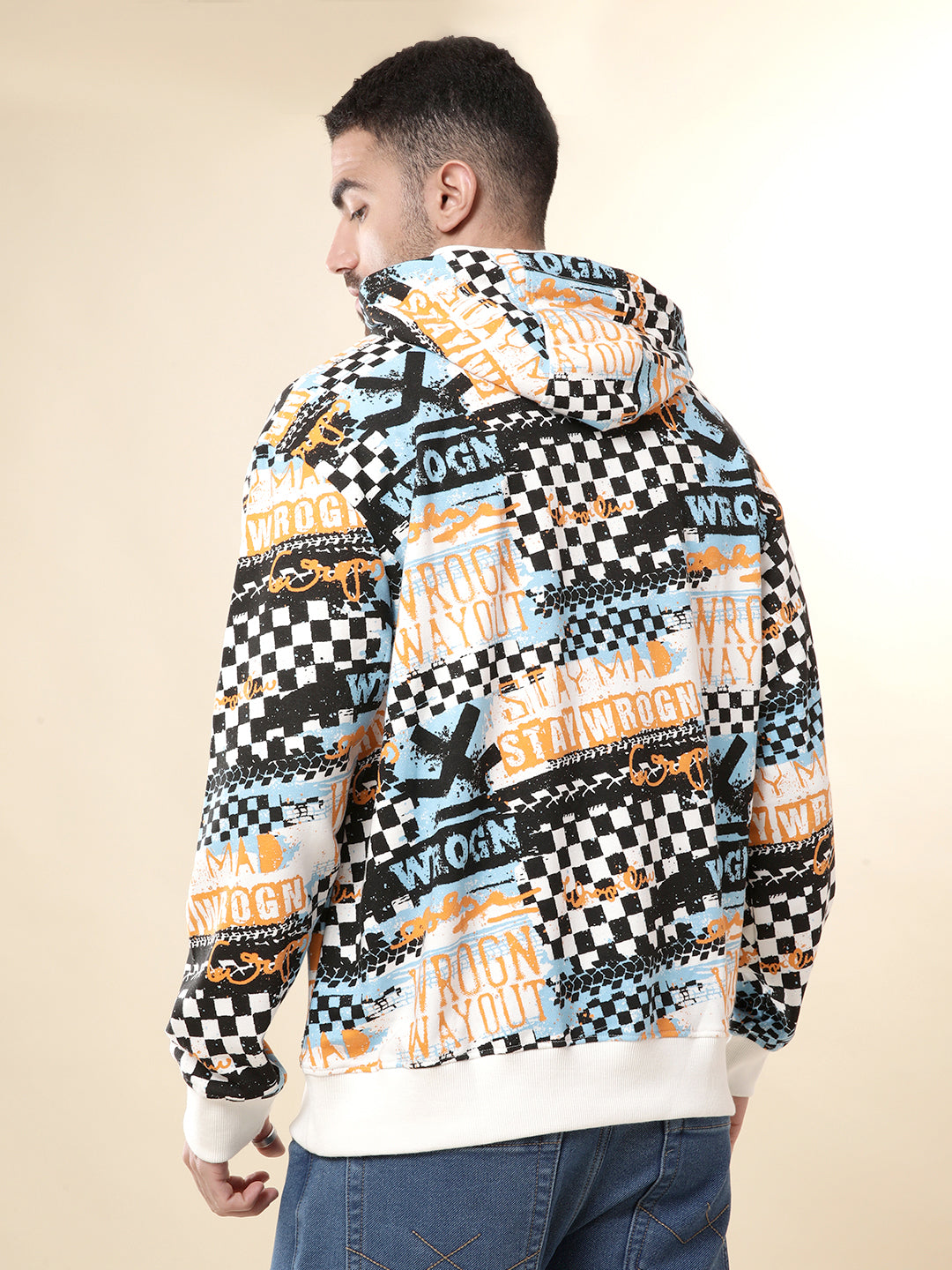 Checkered Dreams Casual Hoodie