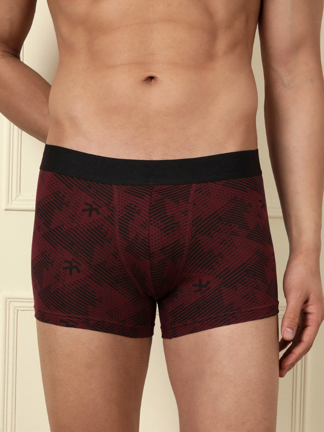 Printed Maroon 1-Pack Trunk