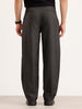 Loose Fit Pleated Trouser | Grey