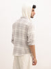 Classic Regular Fit Hooded Shacket | Grey