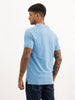 Solid Tipping Collar Polo T-Shirt | Blue | WWTS352F