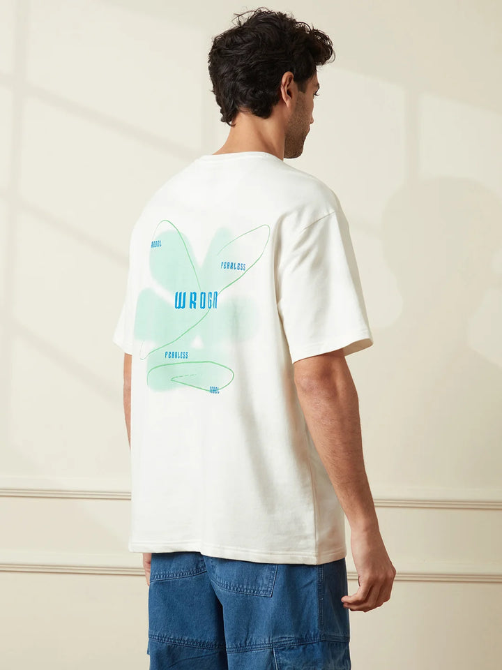 Heavy GSM Hazy Logo | White