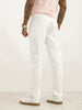 Solid Slim Fit Denim Jeans | White