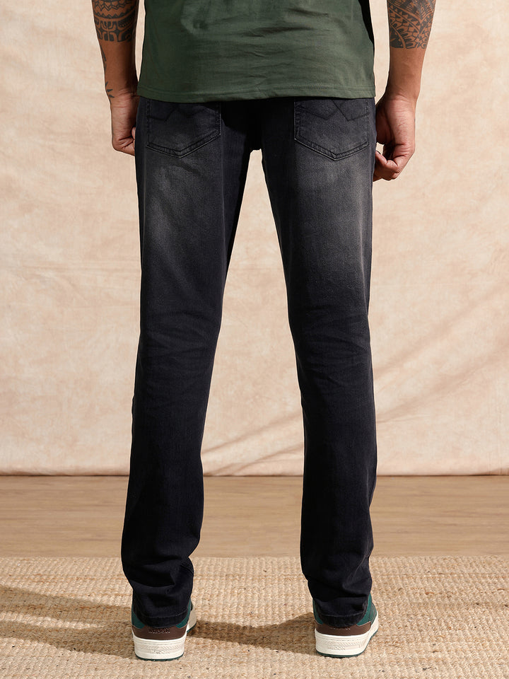Solid Slim Fit Jeans | Black