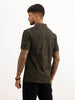 Classic Slim Fit AOP Polo T-Shirt | Olive | WPT02HSSL1599S