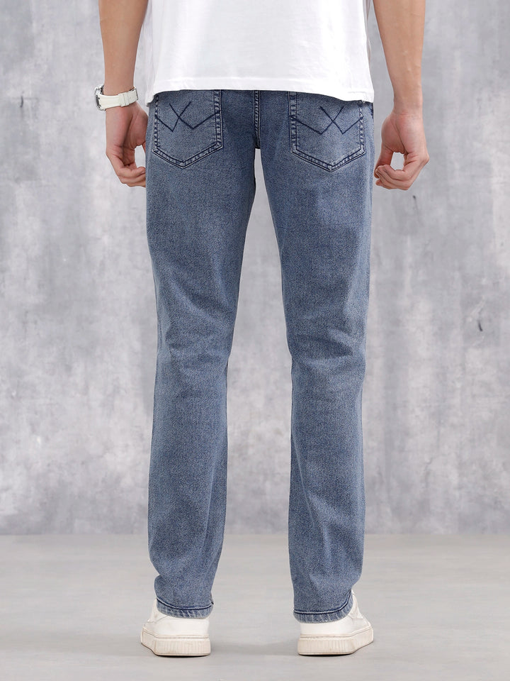 Men's Casual Slim Fit Jeans | Med Stone