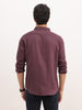 Solid Slim Fit Full Sleeve Shirt | Wine