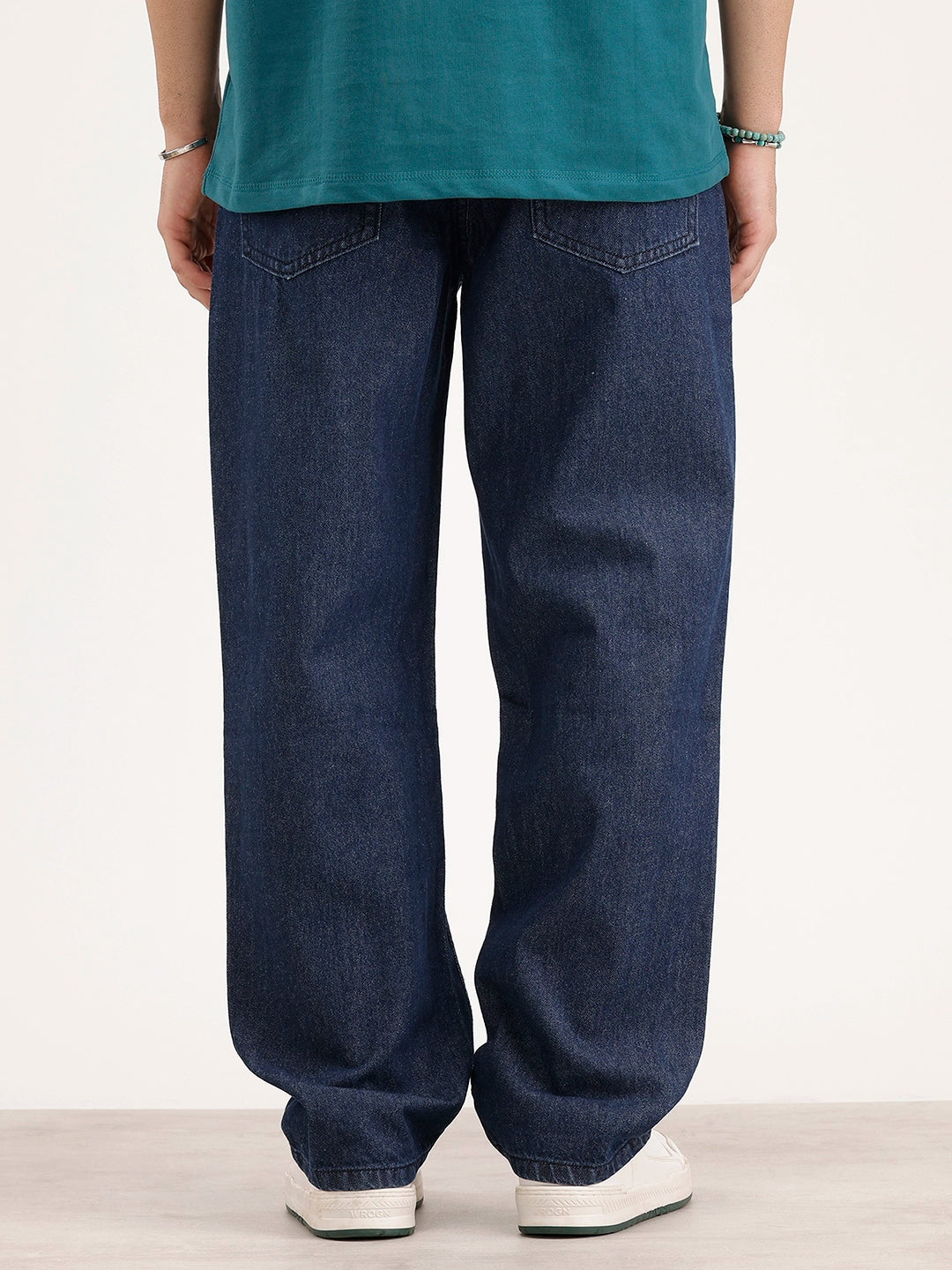 Loose Fit Denim Jeans | Dark Blue