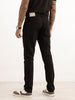 Classic Solid Slim Fit Denim Jeans | Black