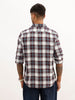 Classic Regular Fit Checkered Shirt | Wine