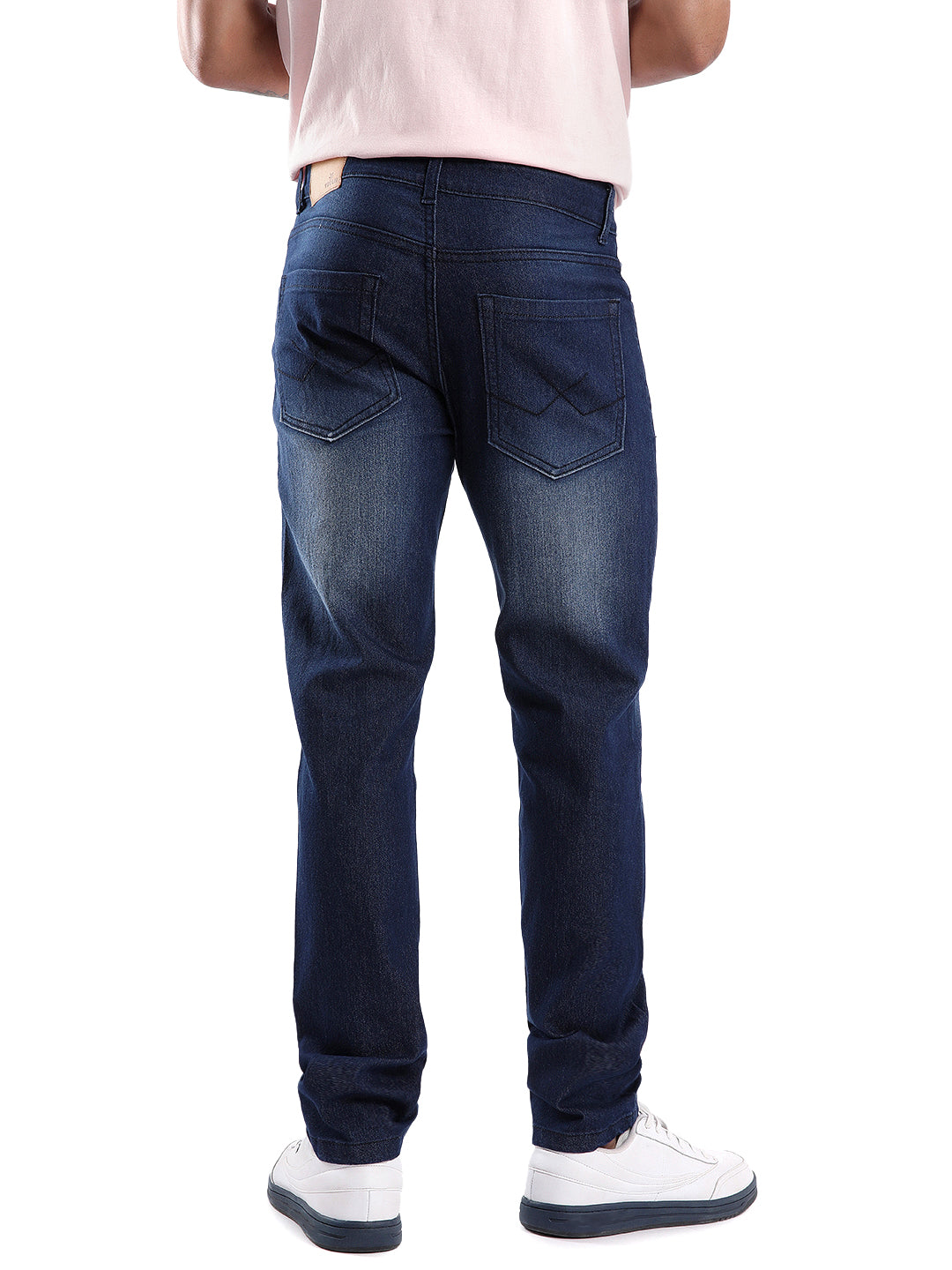 Dark Twilled Slim Fit Denim Jeans