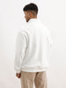 Oversized Fit Embroidered Detail Sweatshirt | Off White