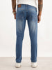 Washed Slim Fit Denim Jeans | Light Blue