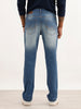 Faded Straight Fit Denim Jeans | Light Blue | WJN0200SR2017S