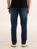 Slim Fit Solid Denim Jeans | Blue