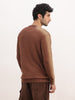 Comfort Fit Faded Sweater | Rust