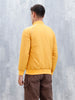 Men's Casual Bomber Jacket | Yellow