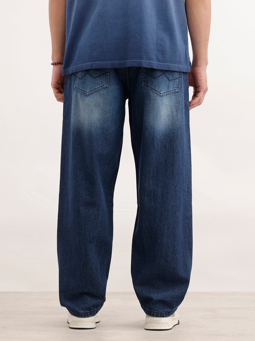 Loose Fit Denim Jeans  | Blue