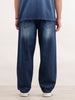 Loose Fit Denim Jeans  | Blue