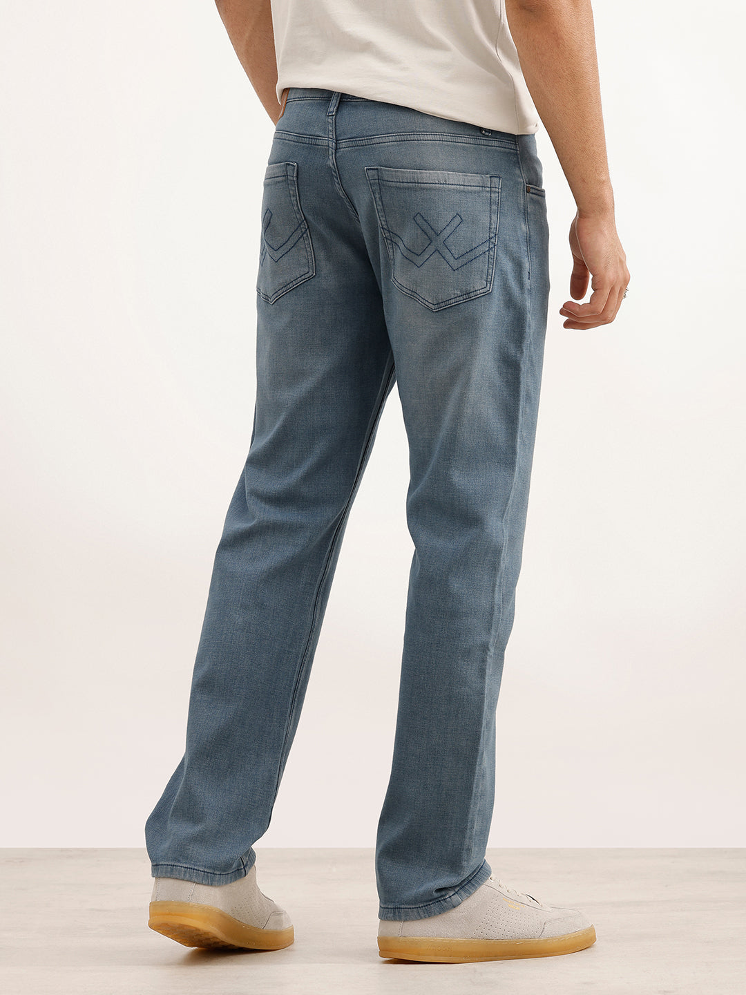 Washed Anti Fit Denim Jeans | Blue