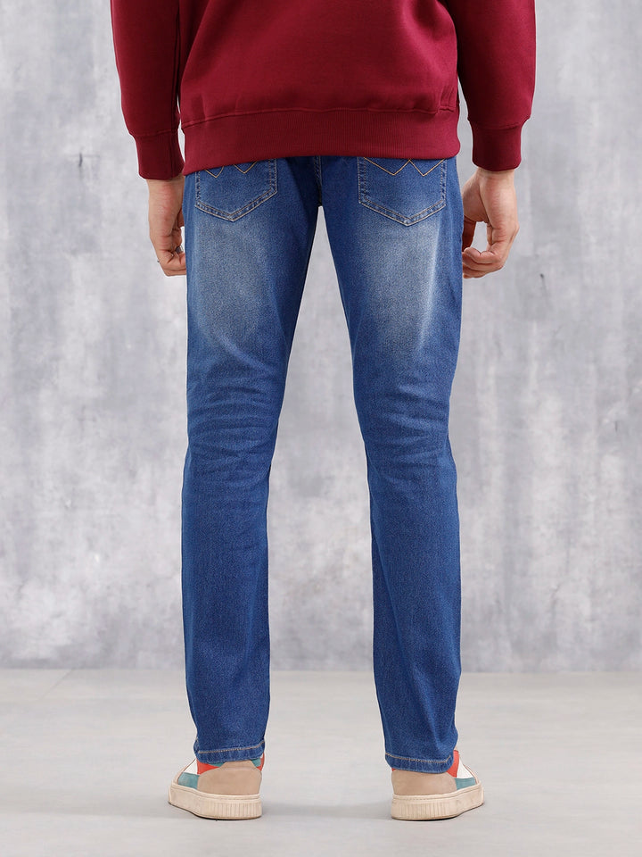 Men's Casual Slim Fit Jeans | Med Stone