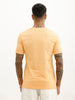 Classic Slim Fit Placement Printed T-Shirt | Orange