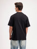 Solid Oversized T-Shirt  | Black