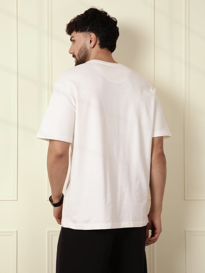 Puff Print Oversized T-Shirt | Off White