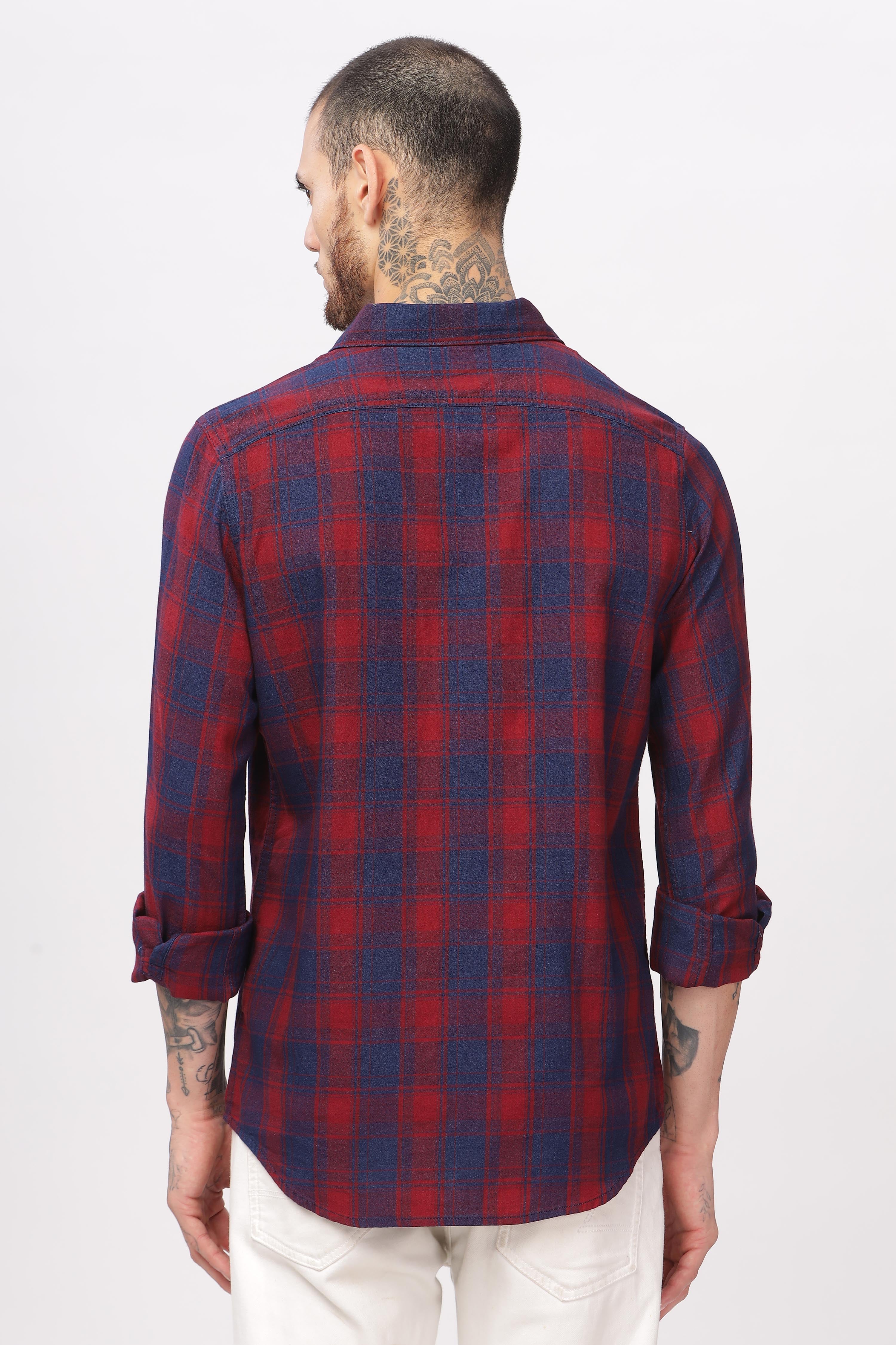 Yarn Dyed Checkered Shirt