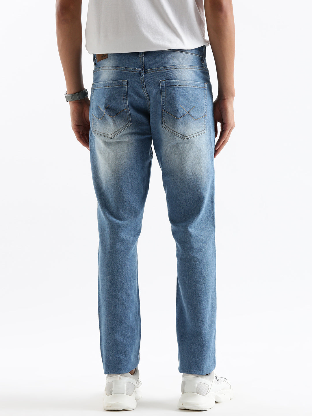 Solid Fade Slim Fit Jeans