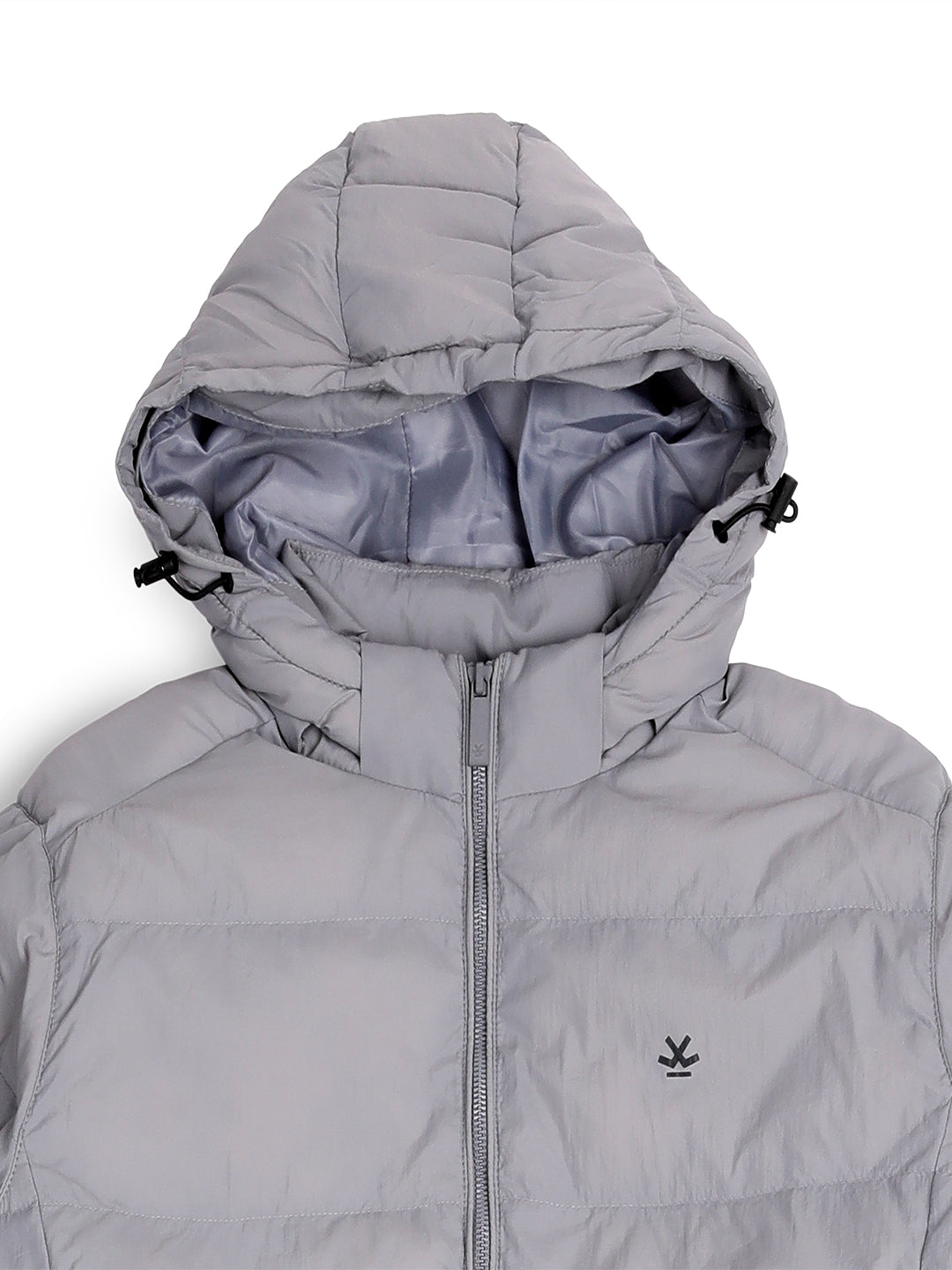 Detachable Hood Quilted Puffer Jacket