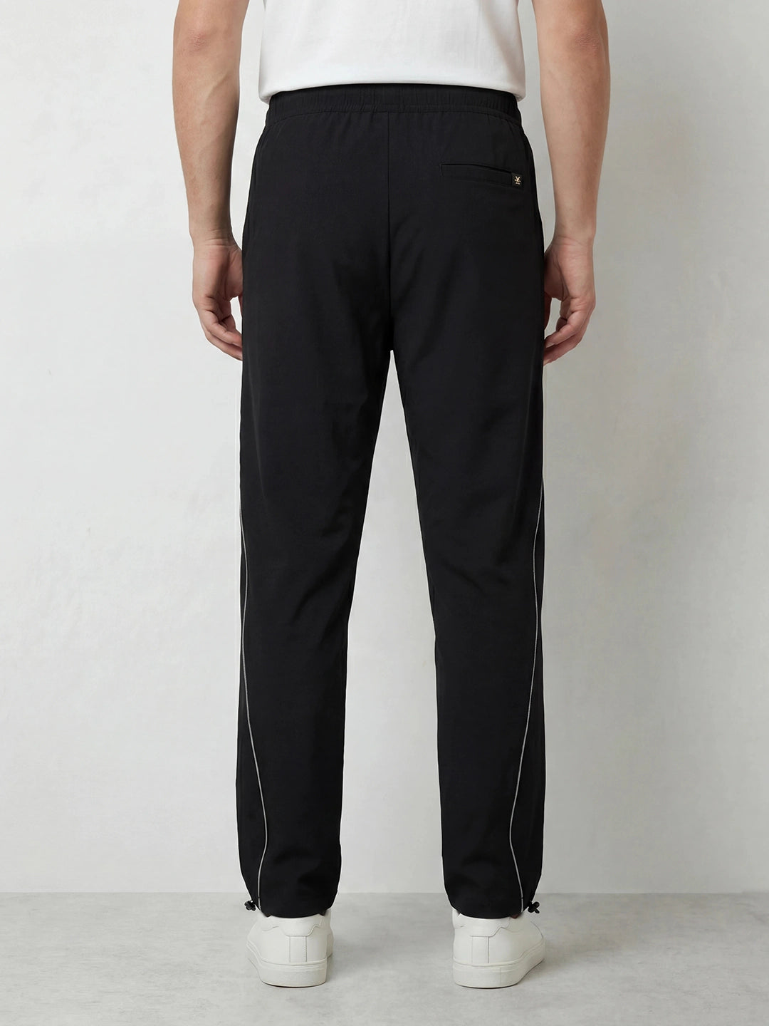 Relaxed Fit Track Pants | Black