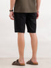 Slim Fit Casual Wear Shorts | Black