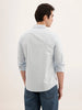 Regular Fit AOP Full Sleeved Shirt | Light Blue