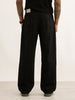 Solid Loose Fit Denim Jeans | Black