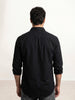 Comfort Fit Placement Printed Shirt | Black