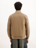 Slim Fit Pannel Zipper Jacket | Beige