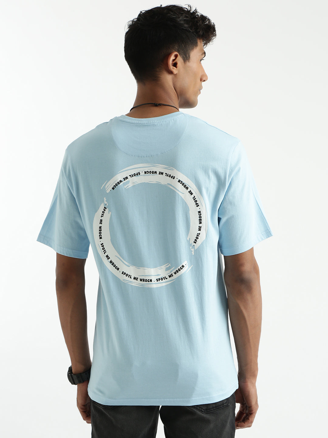 Wrogn X Spoyl Blue T-Shirt