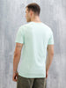 Logo Placement Printed T-Shirt | Light Green