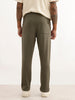 Classic Placement Printed Jogger | Olive