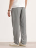 Anti Fit Pleated Trouser | Grey