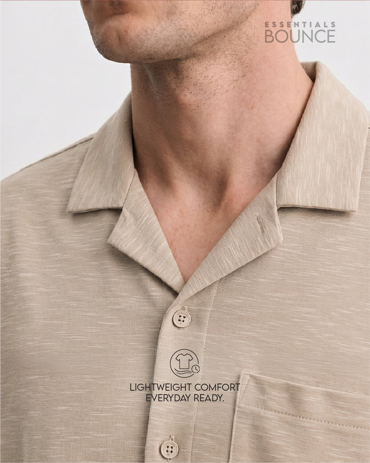 Essential Bounce Holiday Shirt | Essential |  Beige