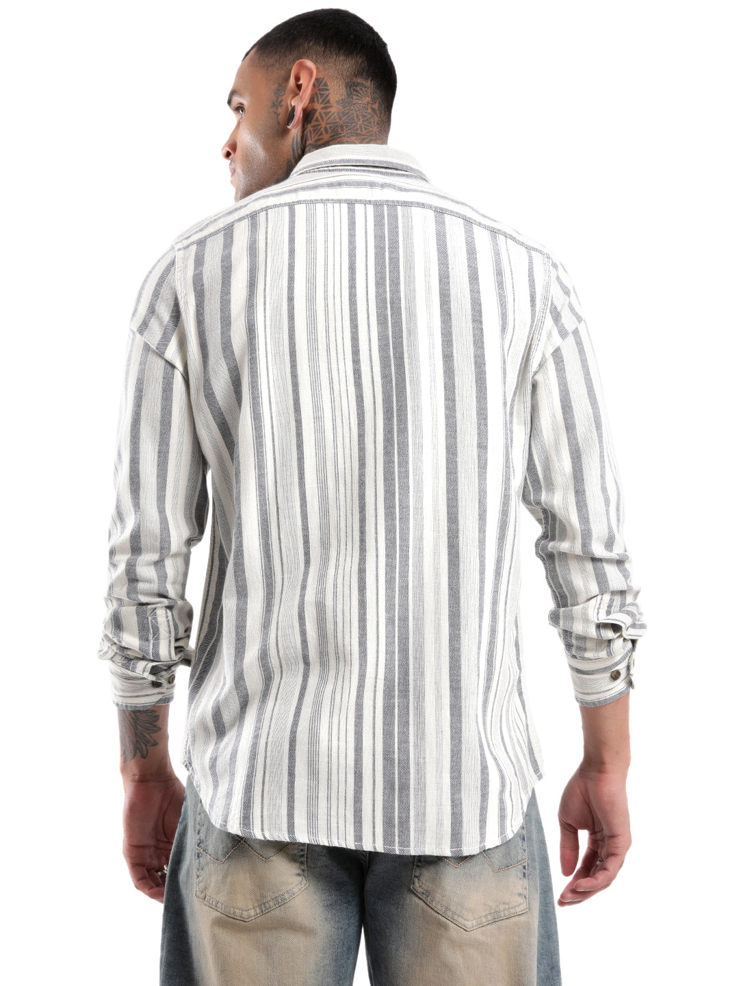 Premium Slim Fit  Striped Shirt